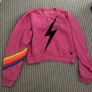 Aviator nation bolt crew neck